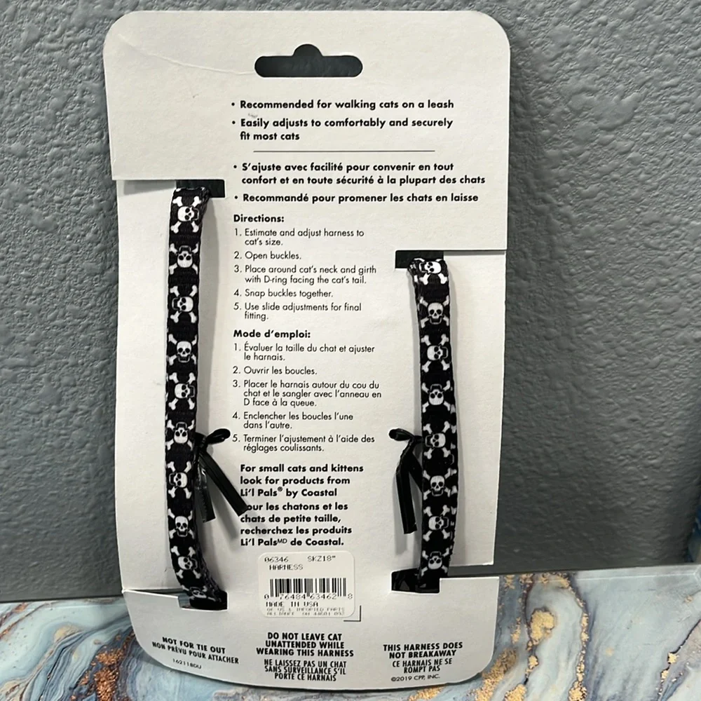 Coastal Adjustable Cat Harness and Leash Combo